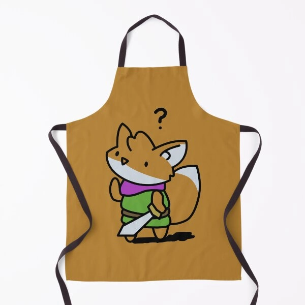 Tunic Fox Pondering Apron