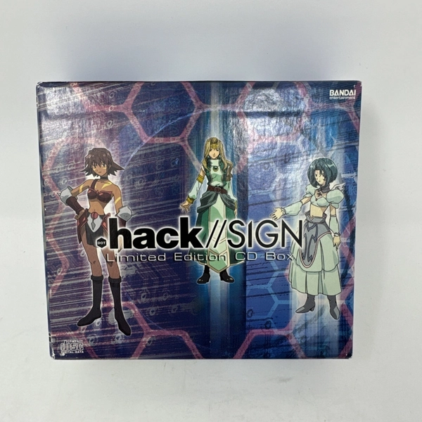 Dot . Hack Sign Limited Edition CD Box Liminality Orignal Extra Soundtrack 5 CD