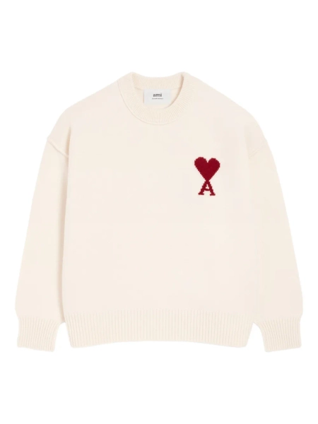 AMI Paris Maglione girocollo Ami de Coeur in cotone | XS