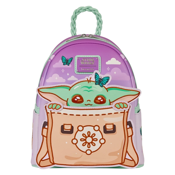 The Mandalorian Grogu Butterfly Mini Backpack