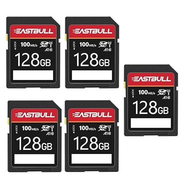 5-Pack 128GB SD Cards