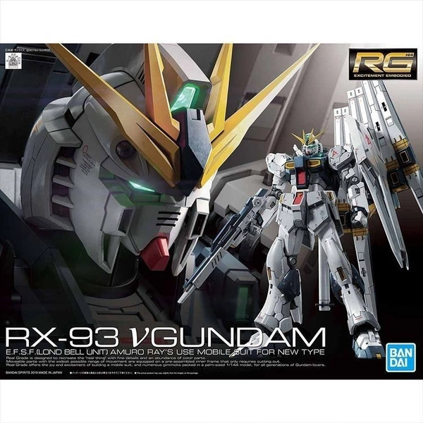Bandai RG 32 1/144 Niu Gundam RX 93 NU V Amuro
