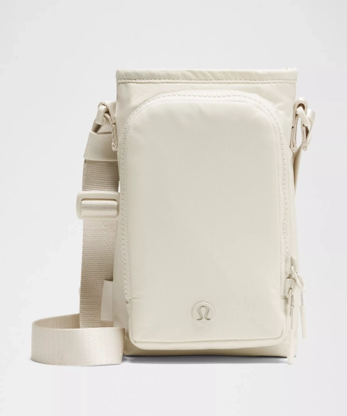 Water Bottle Crossbody with Front Pocket 2L - Light Ivory - ONE SIZE