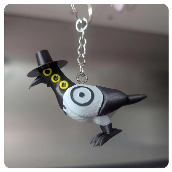 The Crow (KPop Demon Hunters) Keyring