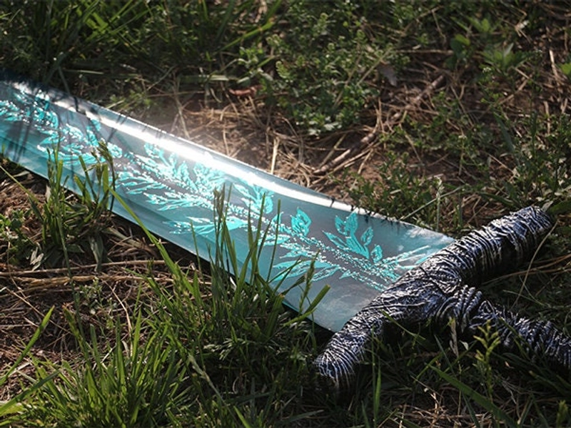 40" Full Metal Dark Moon Sword From Dark Souls, Dark Souls Cosplay, Gift for him, Moonlight Greatsword Replica Sword inspired