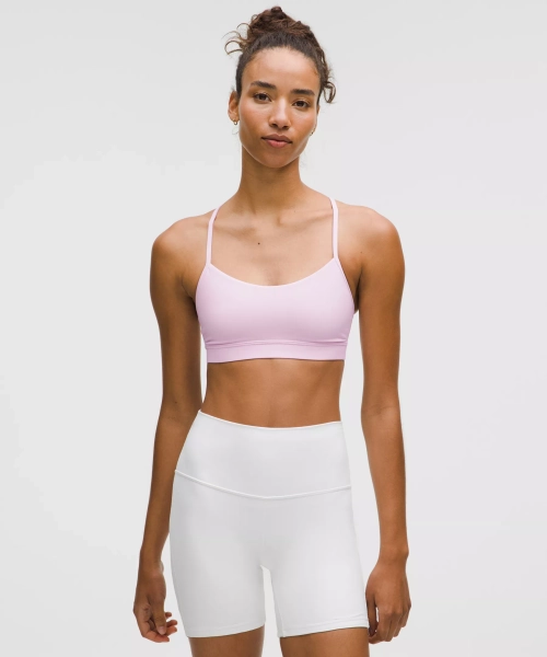 Flow Y Bra Nulu *Light Support, AβC Cups - Pink Organza - 8