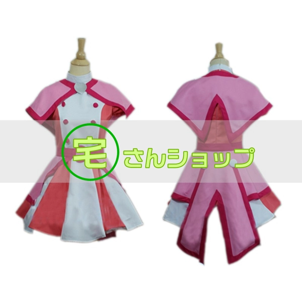 Doremi Harukaze Pink Japan Custom Made Cosplay Costume with Shoe Covers
