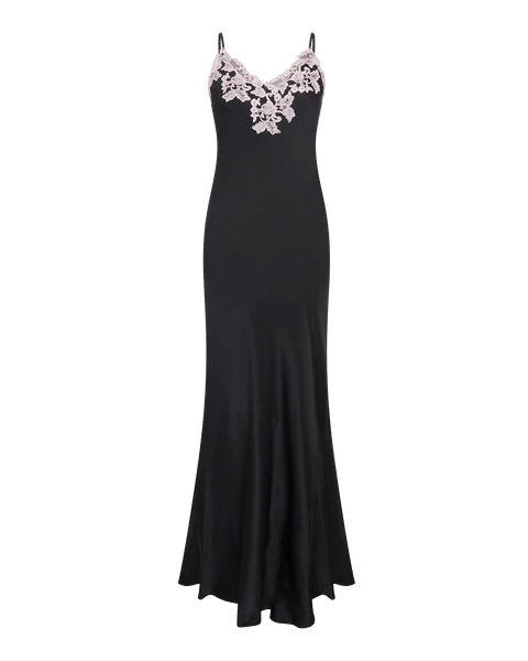 Darina Long Slip in Black/Pink | By Agent Provocateur New In