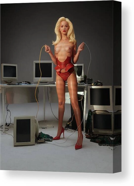 Playboy Pictorial, Fandomination, Winter 2020 Featuring Elsa Jean #4 Canvas Print