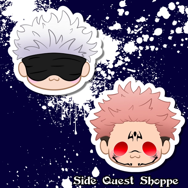 Sorcerer Fights Anime Water Resistant Vinyl Sticker