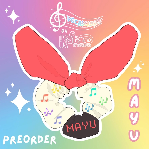 Vocaloid Scrunchies | Mayu | PREORDER