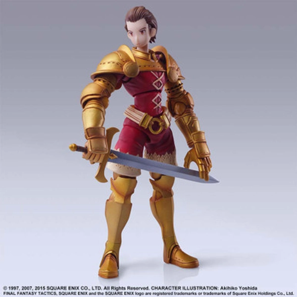 FINAL FANTASY TACTICS BRING ARTS ACTION FIGURE - DELITA HEIRAL
