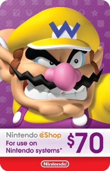 $70 Nintendo eShop Gift Card [Digital Code]