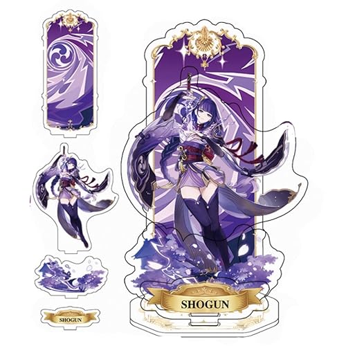 Sonsoke Figure Acrylic Standing Figure Stand Acrylic Rnaments Stand Model Collections Peripheral Table Decoration (Raiden Shogun Baal) - Raiden Shogun Baal