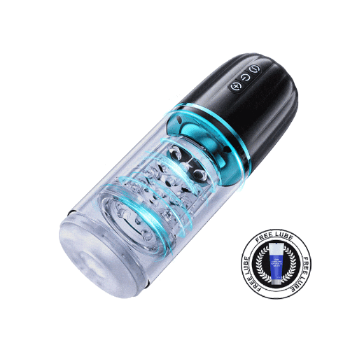 HURRICANE | 50dB Thrusting & Rotating Male Masturbator | Blue