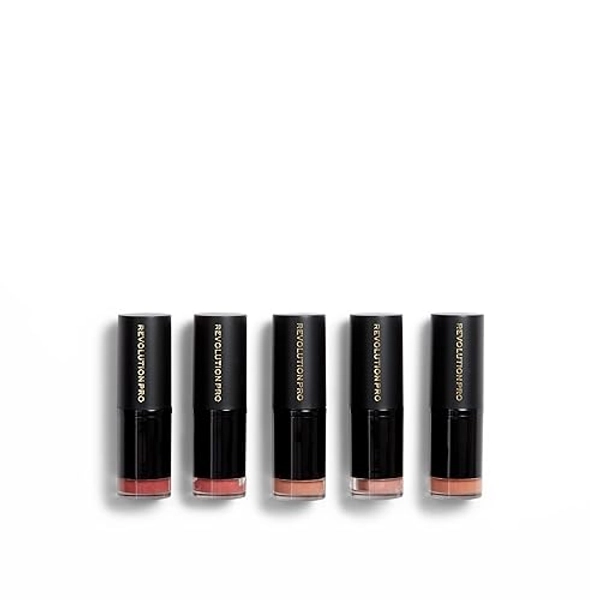 Revolution Pro Lipstick Collection 5pk Blushed Nudes