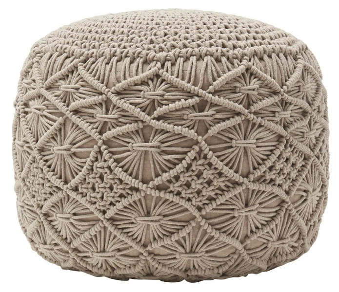 Bejan Cotton Pouf Ottoman