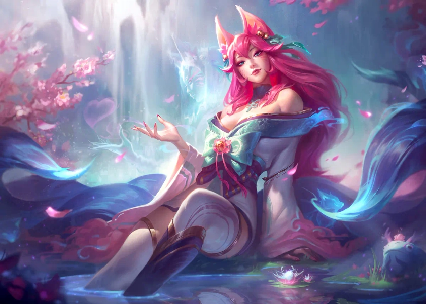 Spirit Blossom Ahri Poster Displate