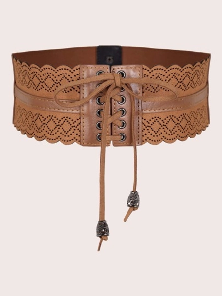 Boho 1pc Hollow Out Wide Women Belt Girdle For Dress Halloween