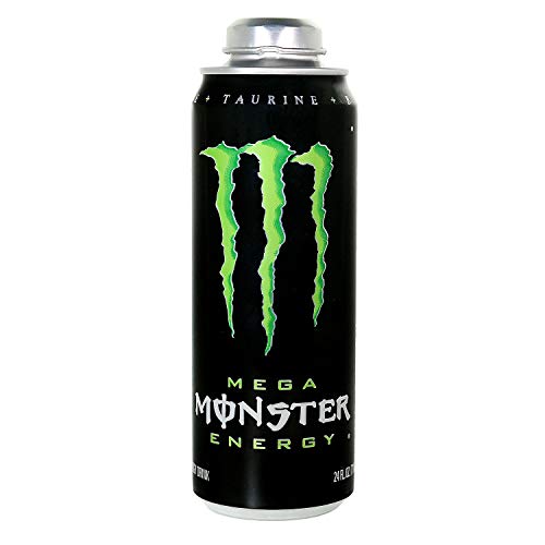 Monster Energy 24 ounce cans with Resealable Lids (Mega Monster, 12 Cans)