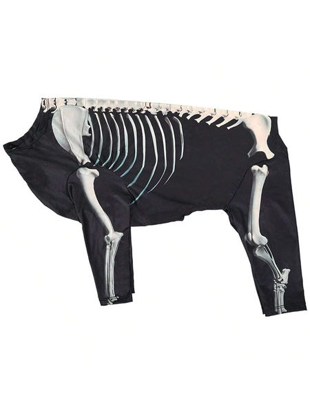 BJAYPET 1pc Halloween Huisdier Hondenkostuum Skelet Outfit Comfortabele Stijlvolle Grote Hondenkleding Accessoires
