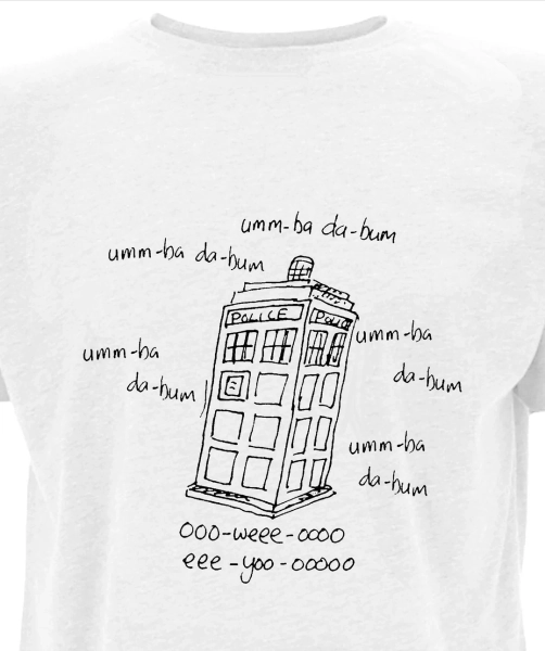 Doctor Who Theme Tune Dr Who T Shirt Men's T-shirt Gifts for Men Fairwear Approved Cotton Tee - Etsy UK