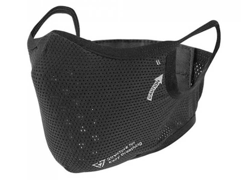 Laylax Battle Style AeroFlex Face Guard (Color: Black / Small - Medium)