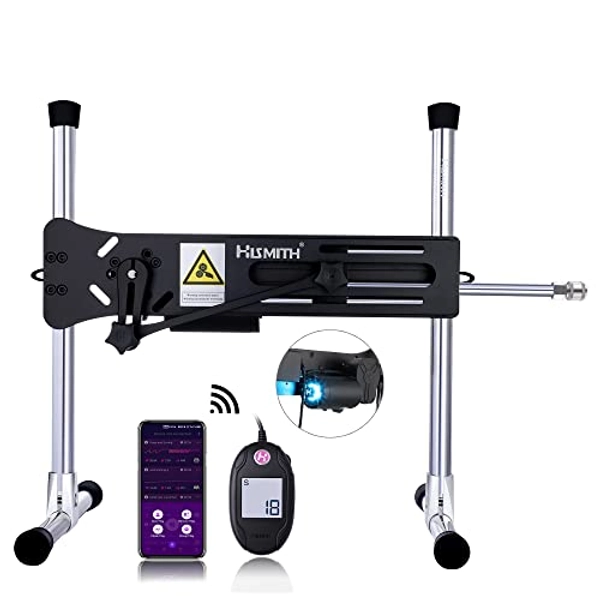 Hismith Premium 4.0, Sex Machine with Kliclok, Modularized Dildo Machine with KlicLok System, APP and Wire Controlled, Black