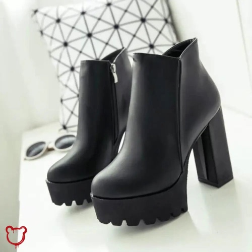 Gothic Black Boots - Black / 4
