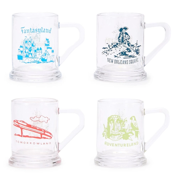 Disneyland 70th Anniversary Mini Glass Mug Set | Disney Store