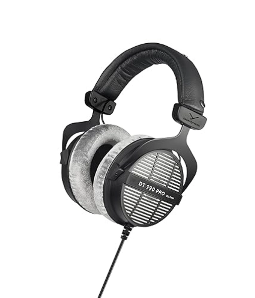 Beyerdynamic DT 990 PRO Cuffie da Studio, Jack 3,5 mm + adattore 6.35 mm