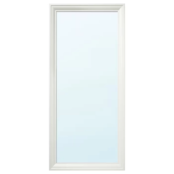TOFTBYN Espejo - blanco 75x165 cm