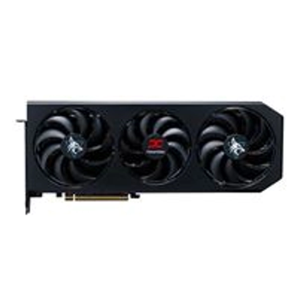 PowerColor AMD Radeon RX 9070 Hellhound Overclocked Triple Fan 16GB GDDR6 PCIe 5.0 Graphics Card