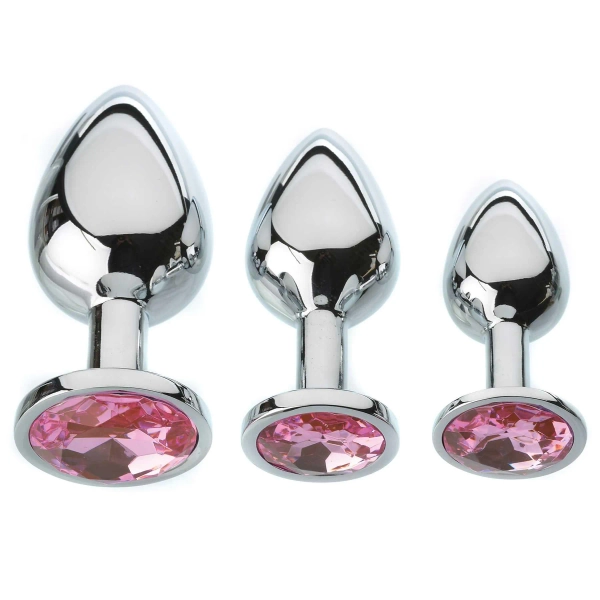 Pink Gem Anal Plug Set - Anal Toys | Adam & Eve Canada