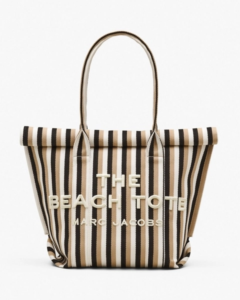 The Striped Jacquard Beach Tote Bag