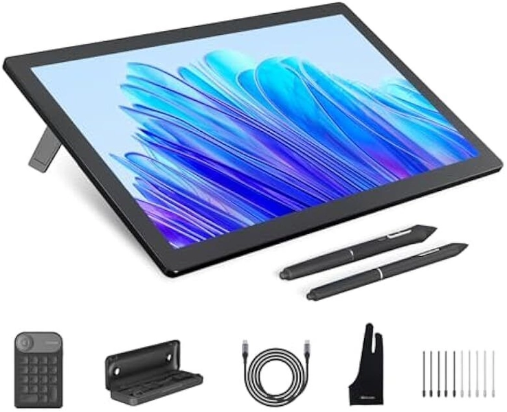 HUION Kamvas Pro 19 18.4" UHD Drawing Tablet w/ Touch Screen 16384 Pen Pressure
