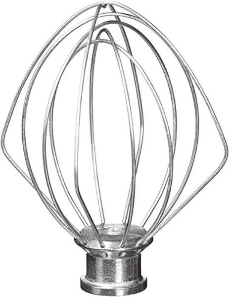 6-Wire Whip Attachment Fits KitchenAid Tilt-Head Stand Mixer Replace K45WW, Stainless Steel, Egg Heavy Cream Beater, Cakes Mayonnaise Whisk
