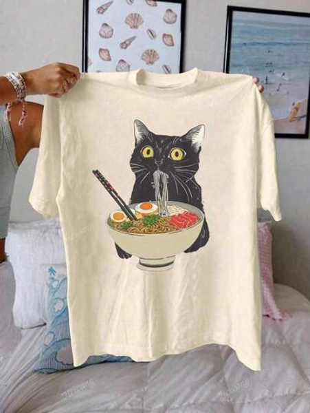 Women's Casual Short-Sleeved Round Neck Plus Size T-Shirt