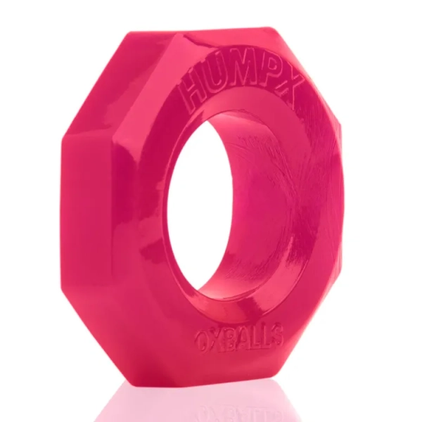 HUMPX bigger, thicker hex-nut fuck-style cockring OXBALLS HOT PINK (Color: Hot Pink)