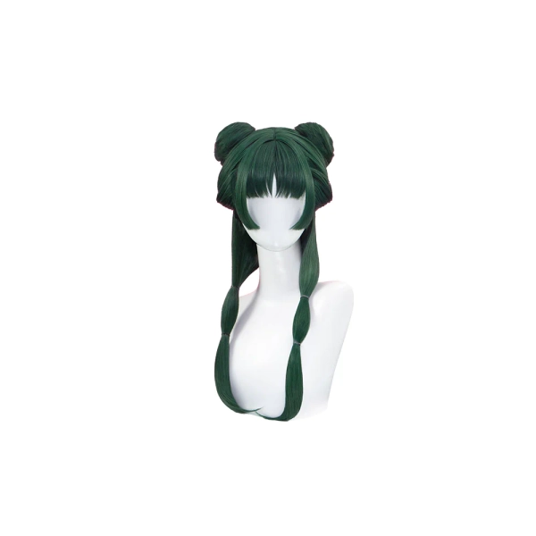 【Ready For Ship】DokiDoki Anime The Apothecary Diaries Cosplay Mao Mao Wig / Hairpin/ Earring/ Bow Clip/ Necklace Maomao Long Straight Green Hair Maomao | Ver 3. Wig Only-Ready For Ship