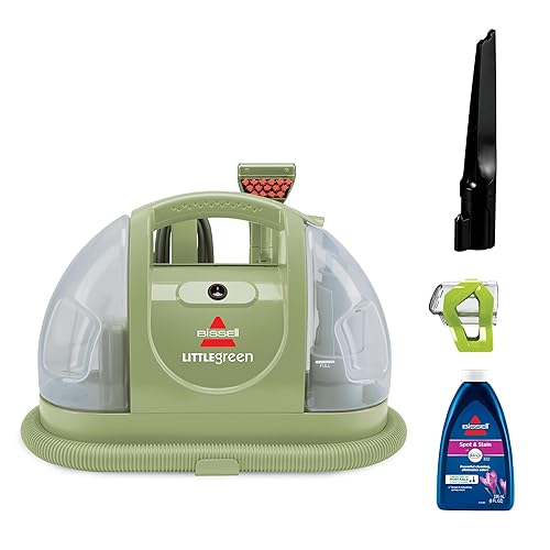 BISSELL Little Green Multi-Purpose Portable Carpet and Upholstery Cleaner, Car and Auto Detailer, with Exclusive Specialty Tools, Green, 1400B - Little Green