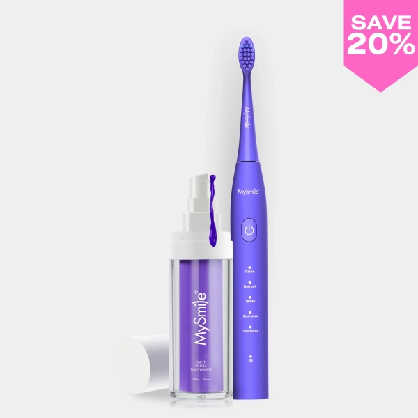 Essential Sonic Toothbrush + Purple Toothpaste Bundle