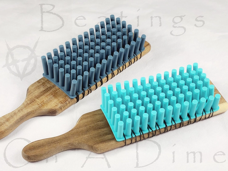Rubber Brush Paddle: Handmade Acai Wood Sensation Toy