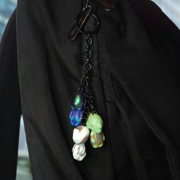 Warframe Starter Trio Limited Edition Keychain Bag Accessory