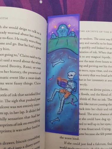 BRB Skeleton Bookmark