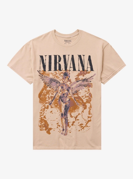 Nirvana In Utero Cream T-Shirt