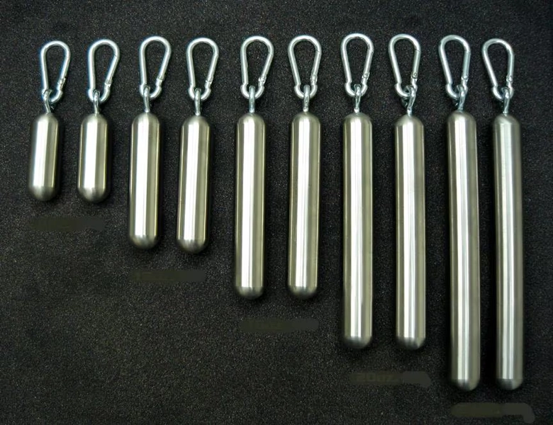 Hanging Weights for Stretching Fetish BDSM Bondage Training - Stainless Steel - Made in the USA