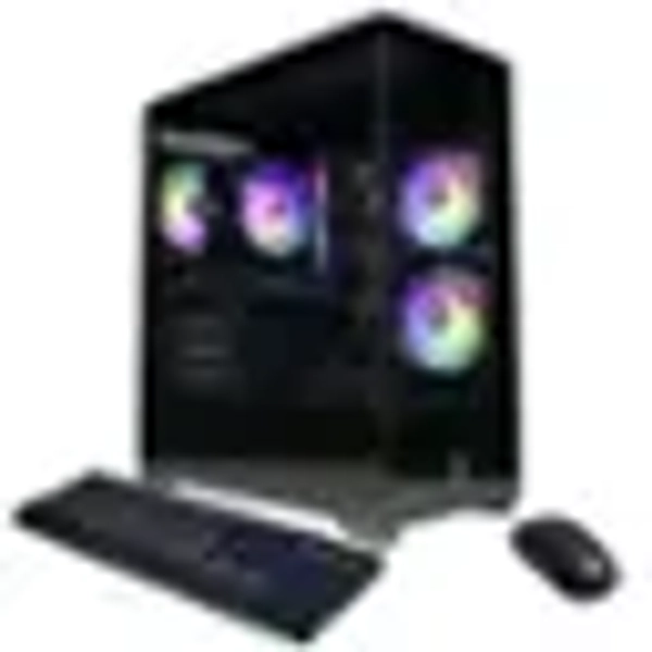 CyberPowerPC - Gamer Master Gaming Desktop - AMD Ryzen 5 8400F - 16GB Memory - NVIDIA GeForce RTX 5060 Ti 8GB - 1TB PCIe 4.0 SSD - Black