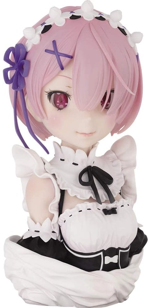 Re:Zero kara Hajimeru Isekai Seikatsu - Ram - 1/3 - ArtScale Bust - Ichiban Kuji Yorokobi nasai, Ryoutenihanatte Yatsu yo - A Prize (Bandai Spirits)