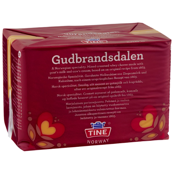 Tine Gudbrandsdalen Brunost - Brown Cheese (RED) 500g